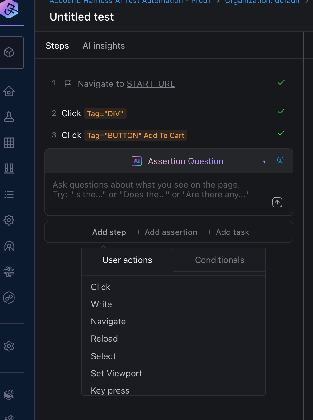 User Action