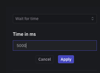 Wait for Time
